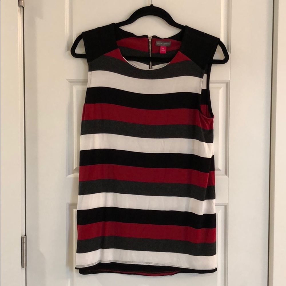 Vince Camuto Striped Sleeveless Top